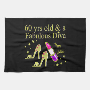LINGE DE CUISINE OR 60 ANS ET UN DIVA FABULEUX