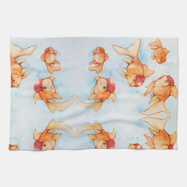 Linge De Cuisine Oranda Goldfish (Horizontal)