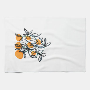 Linge De Cuisine Orange acidulé