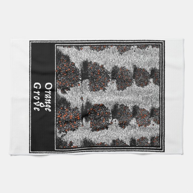 Linge De Cuisine Orange Grove (Horizontal)