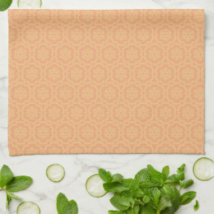 Linge De Cuisine Orange Jaune Floral Géométrique Douce Occidental