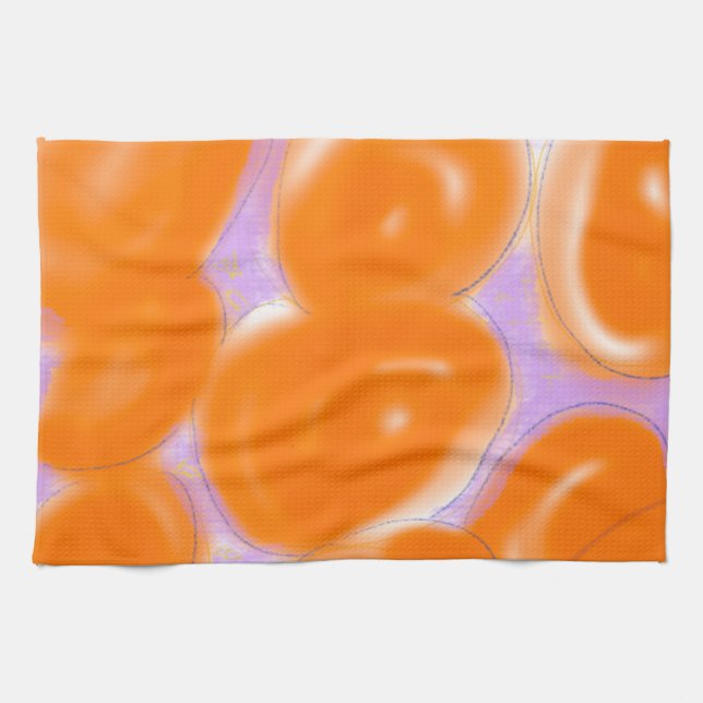 Linge De Cuisine orange　pink　kitchentowel (Horizontal)