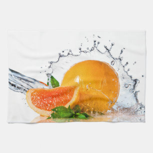 Linge De Cuisine Orange Splash