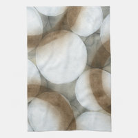 Orbes blanches et cercles Brown
