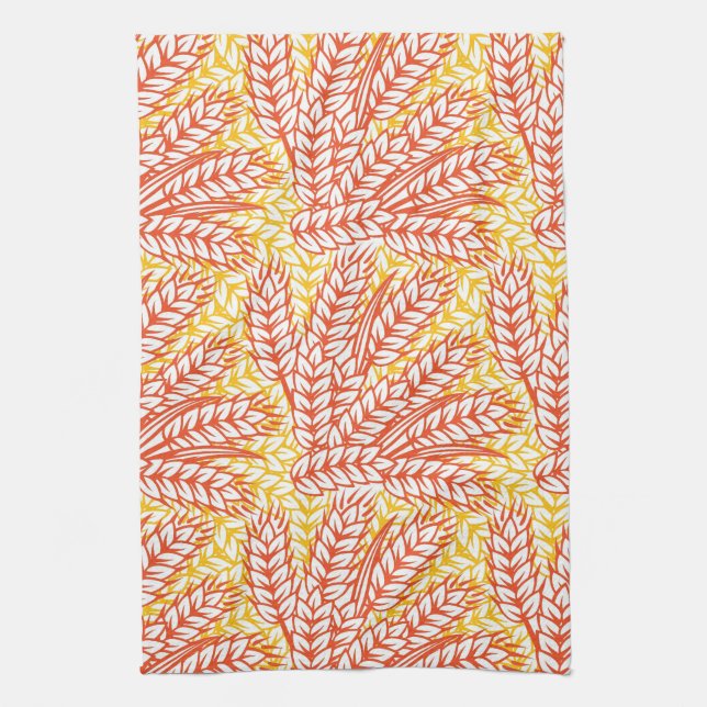 Linge De Cuisine Ornement à oreilles de blé (Vertical)