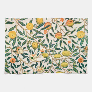 Linge De Cuisine Ornement blanc de la grenade à fruits William Mor