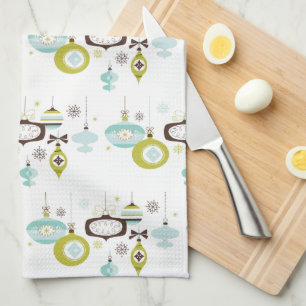 Linge De Cuisine Ornements rétro, cuisine du milieu du siècle