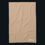 Linge De Cuisine Oryx brown beige color name<br><div class="desc">Oryx brown beige color name</div>