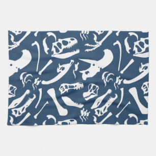 Linge De Cuisine Os dinosaures (Bleu)