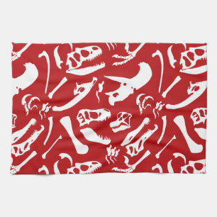Linge De Cuisine Os Dinosaures (Rouge)