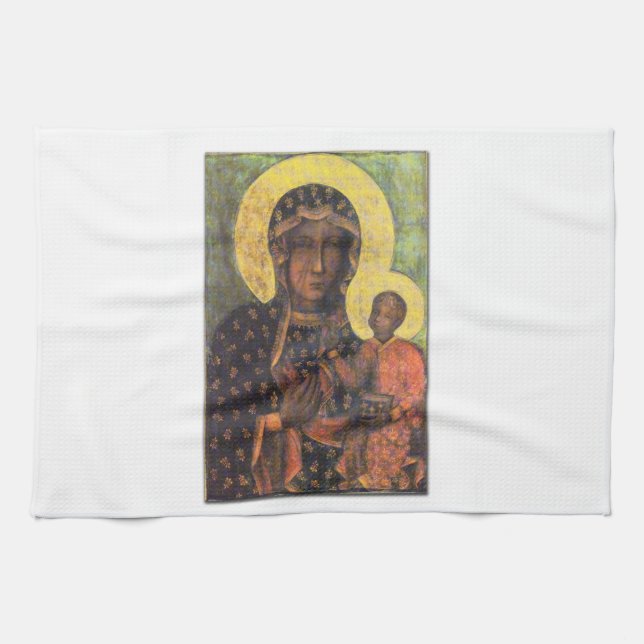 Linge De Cuisine Our Lady of Czestochowa (Horizontal)