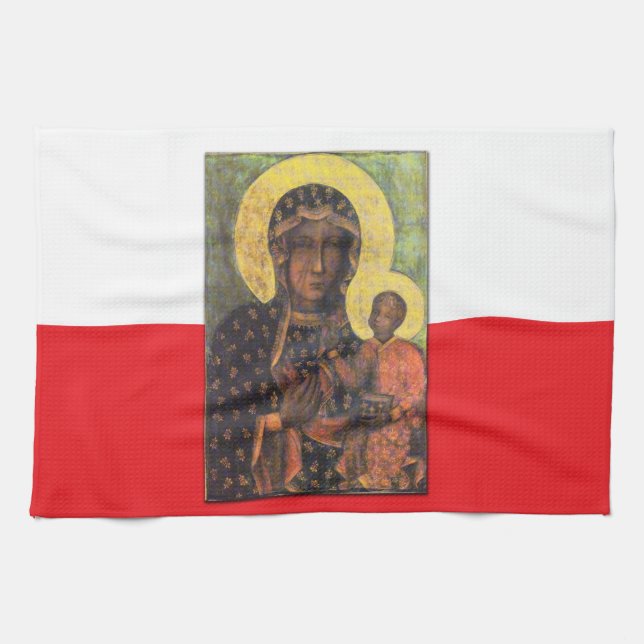 Linge De Cuisine Our Lady of Czestochowa (Horizontal)
