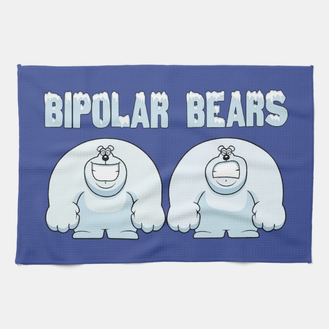 LINGE DE CUISINE OURS BIPOLAIRES (Horizontal)