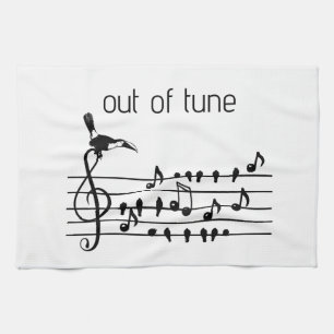 Linge De Cuisine Out of Tune, toucan rejoignant les oiseaux chanteu