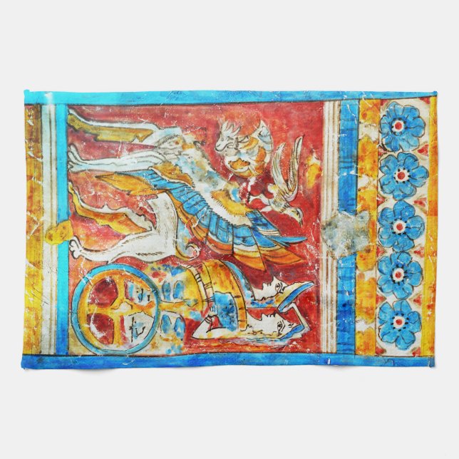 Linge De Cuisine PA traditionnelle antique de mur de mythologie (Horizontal)