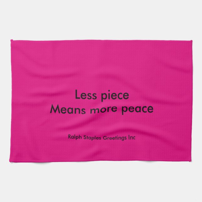 Linge De Cuisine paix (Horizontal)