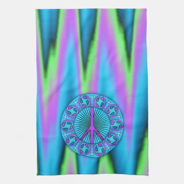 Linge De Cuisine Paix ~ Feuille (Vertical)