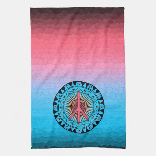 Linge De Cuisine Paix ~ Soleil (Vertical)
