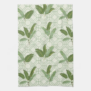 Linge De Cuisine Palmettes tropicales