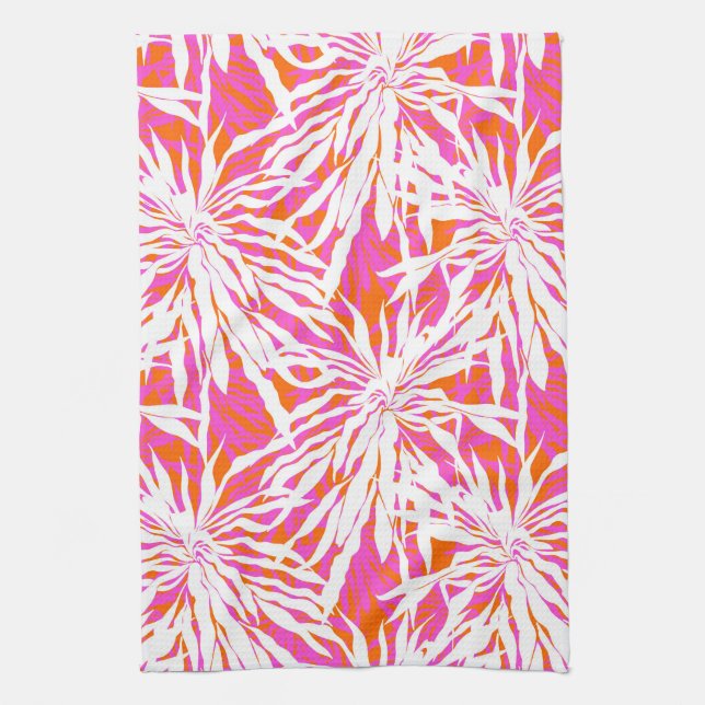 Linge De Cuisine Palmettes tropicales (Vertical)