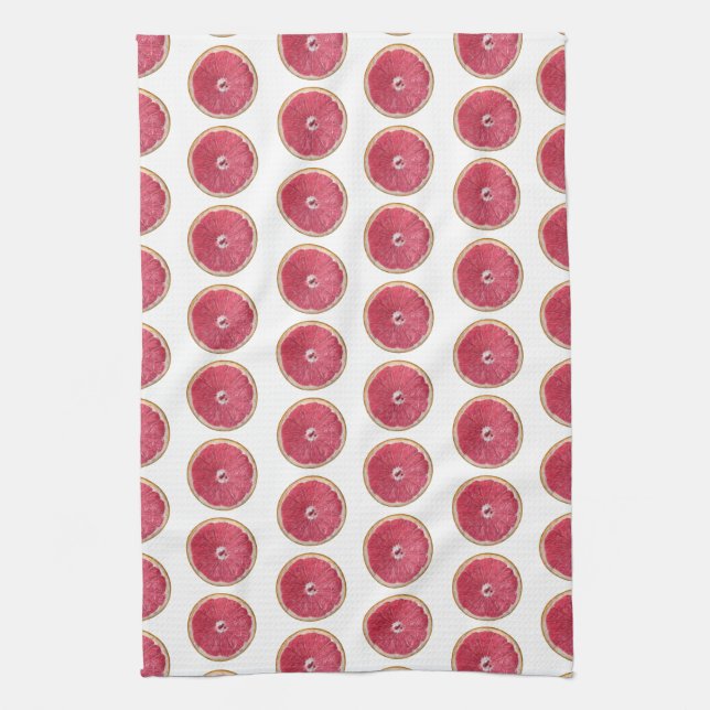 Linge De Cuisine Pamplemousse rouge juteux (Vertical)