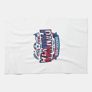 Linge De Cuisine Panama Football 2026 Football Gras Pays Typographi