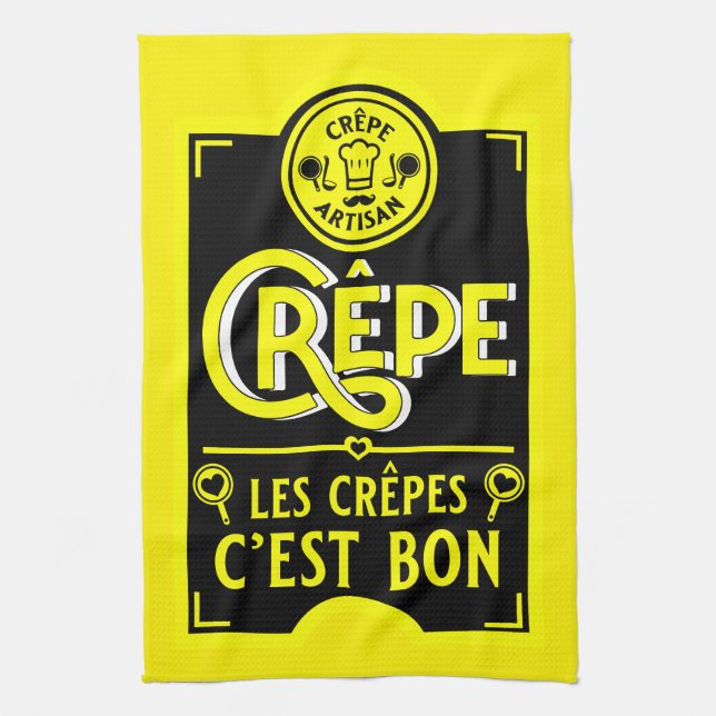 Linge De Cuisine Pancakes français (Vertical)