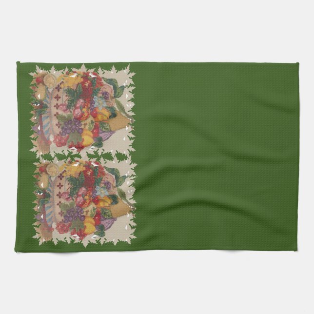 Linge De Cuisine Panier de fruits (Horizontal)