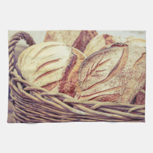 Linge De Cuisine Panier de pain frais