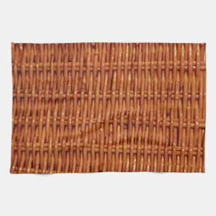 Linge De Cuisine Panier de pique-nique en osier Brown rustique Styl