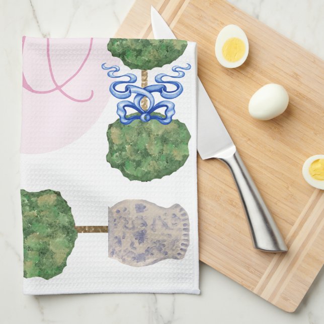 Linge De Cuisine Panier opiaire Chinoiserie Ginger Jar Jars  (Quart Plié)