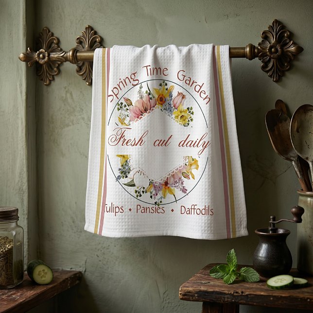 Linge De Cuisine panneau de jardin printanier  (Créateur téléchargé)
