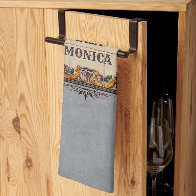 Linge De Cuisine Panneau de la maison espagnole (personnalisable) (Pliage en tiers)