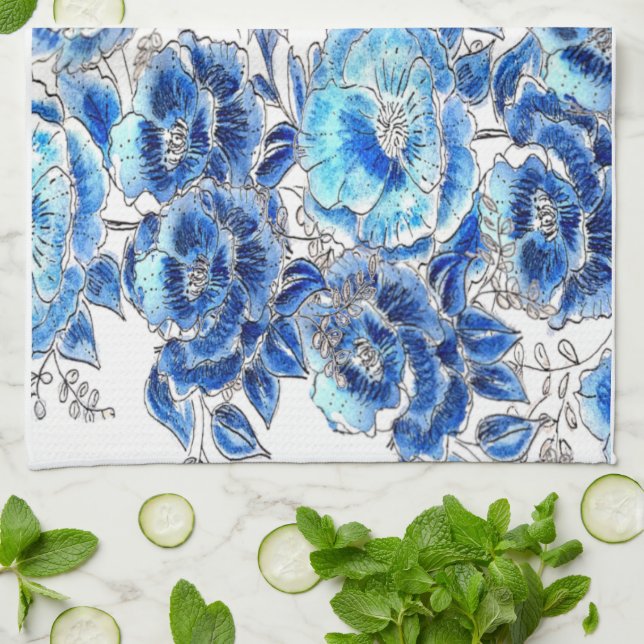 Linge De Cuisine Paño de cocina Blue (Plié)