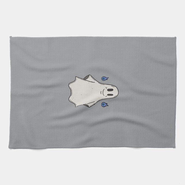 Linge De Cuisine Paños de Cocina con Fantasma Aesthetic (Horizontal)