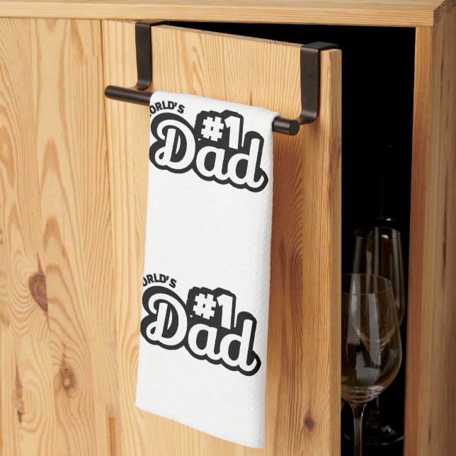 Linge De Cuisine Papa n°1 (Pliage en tiers)