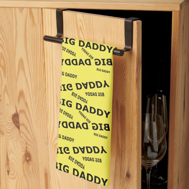 Linge De Cuisine Papa ours !  (Pliage en tiers)