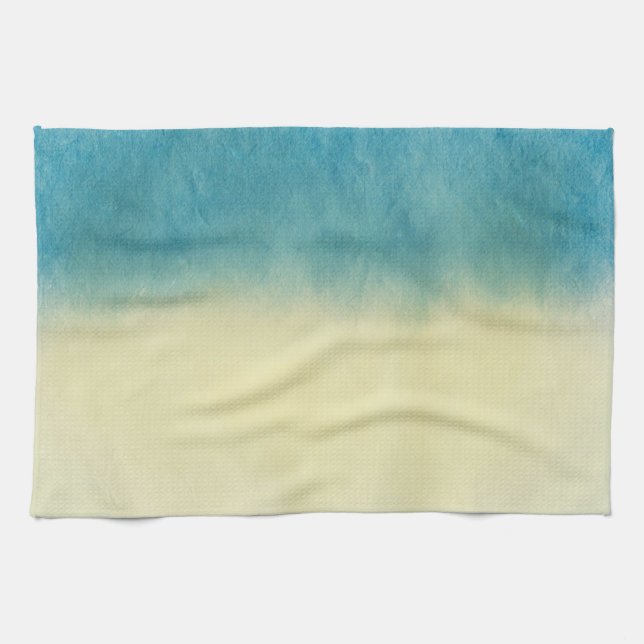 Linge De Cuisine Papier d'aquarelle de texture de fond (Horizontal)