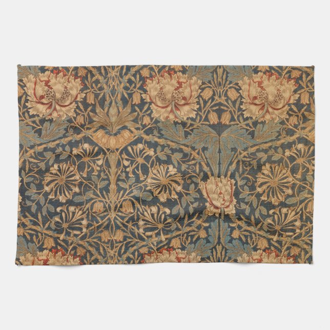 Linge De Cuisine Papier peint riche de chèvrefeuille de William Mor (Horizontal)
