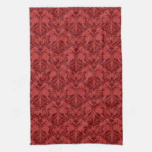 Linge De Cuisine Papier peint rouge