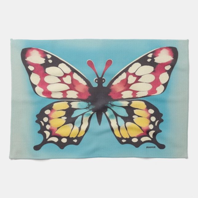 Linge De Cuisine Papillon (Horizontal)