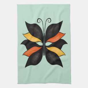 Linge De Cuisine Papillon Abstrait Beau insecte