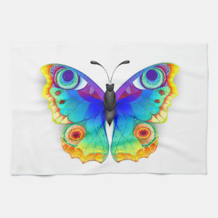 Linge De Cuisine Papillon Arc-en-ciel Paon Yeux