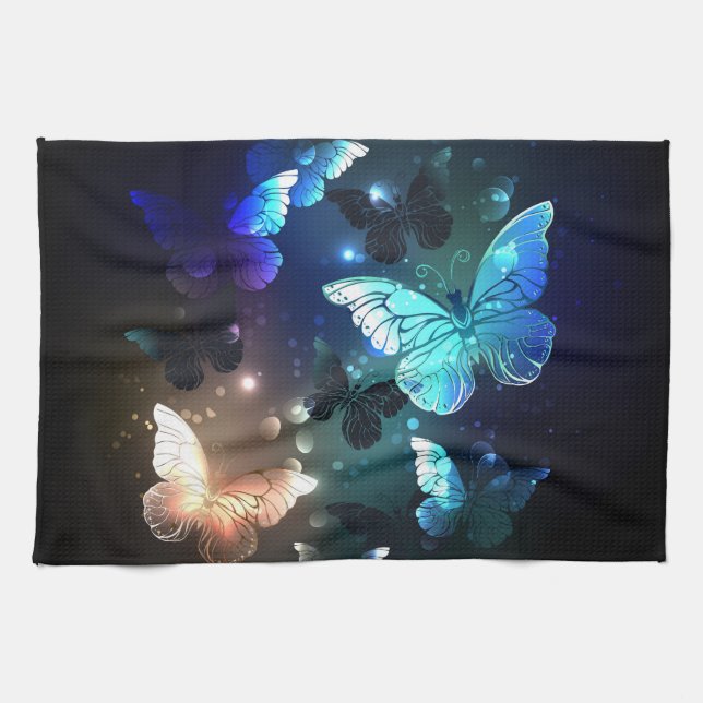 Linge De Cuisine Papillon de nuit (Horizontal)