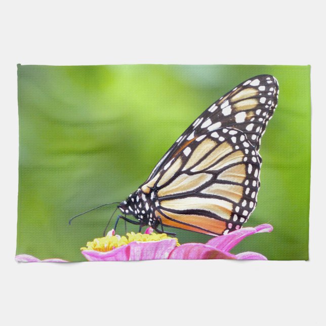 Linge De Cuisine Papillon monarque (Horizontal)