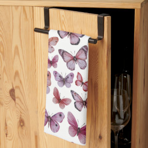Linge De Cuisine Papillon Motif Aquarelle Élégant Joli Cadeau
