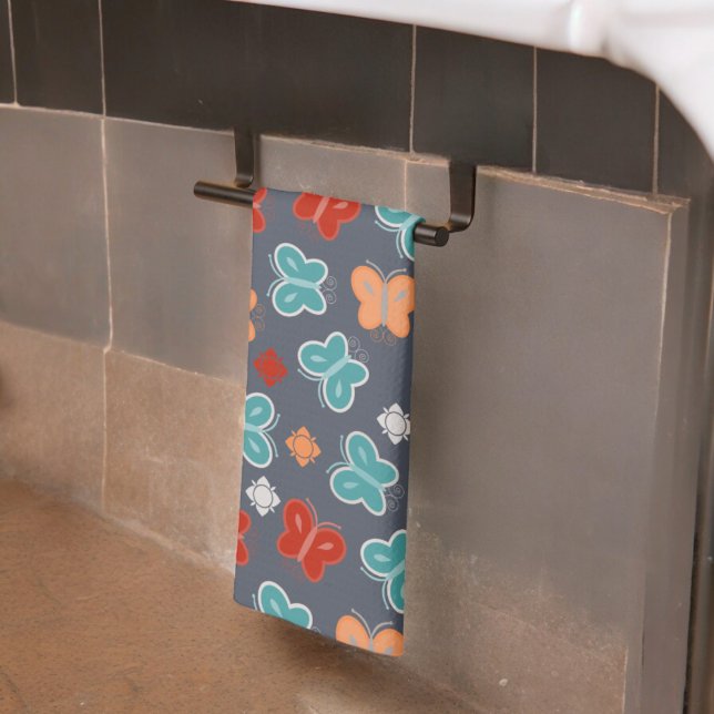 Linge De Cuisine Papillon multicolore (Kitchen Towel)