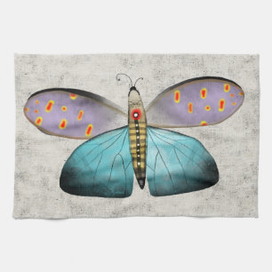 Linge De Cuisine Papillon rustique