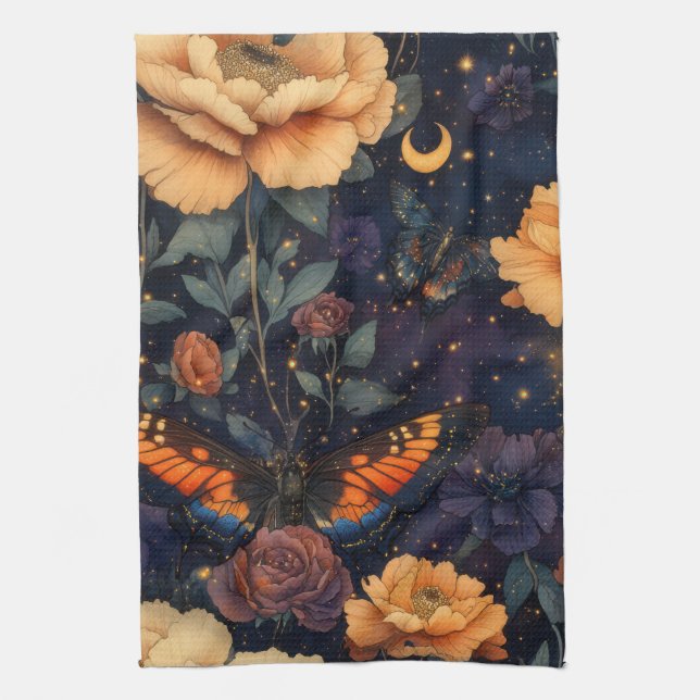 Linge De Cuisine Papillon sauvage vintage (2) (Vertical)