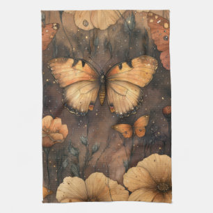 Linge De Cuisine Papillon sauvage vintage (8)
